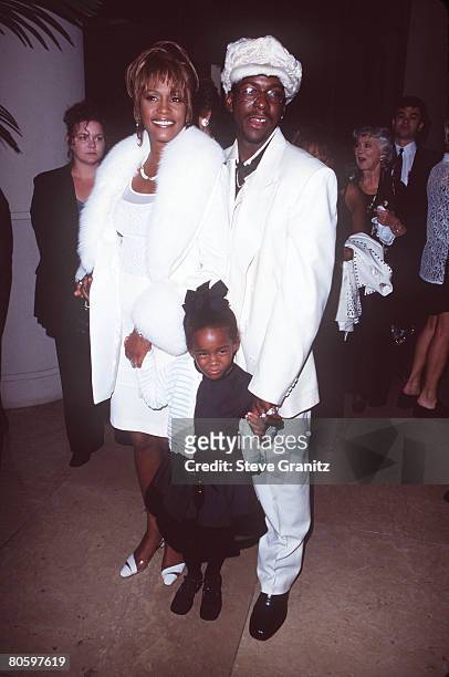 Whitney Houston & Bobby Brown & Daughter