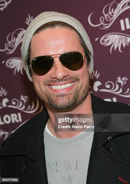 Actor Warren Christie attends The Belvedere Luxury Lounge in honor of the 80th Academy Awards featuring the Ilori Luxury Sunglass Suite, held at the...