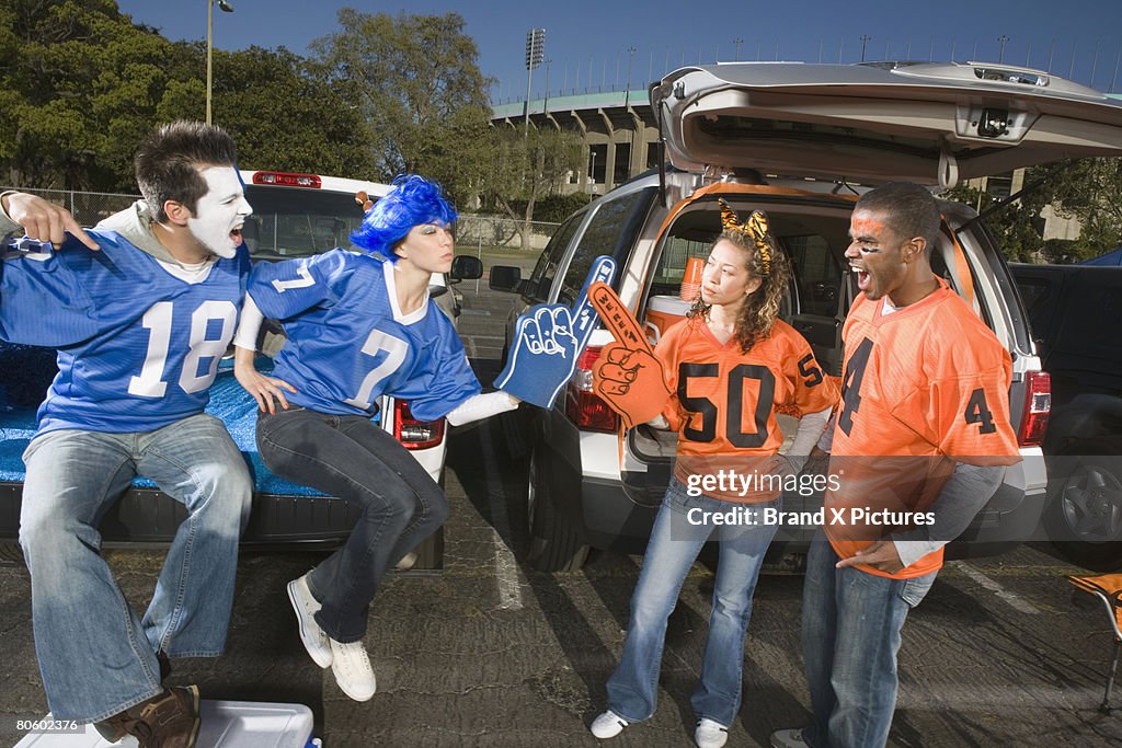 Football Fan Rivalry Rival Fans Arguing High-Res Stock Photo - Getty Images
