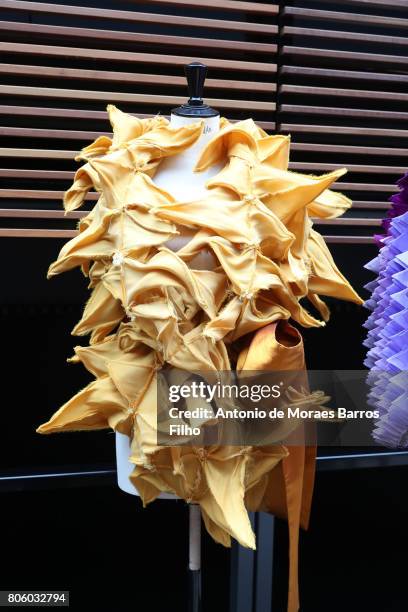 Presentation of the Maurizio Galante Haute Couture Fall/Winter 2017-2018 show as part of Haute Couture Paris Fashion Week on July 2, 2017 in Paris,...