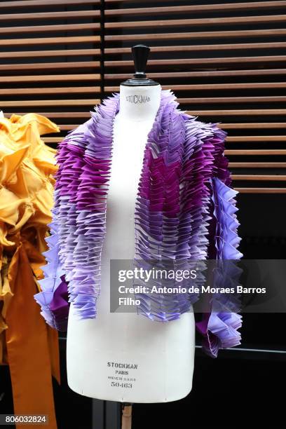 Presentation of the Maurizio Galante Haute Couture Fall/Winter 2017-2018 show as part of Haute Couture Paris Fashion Week on July 2, 2017 in Paris,...