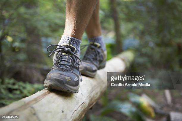 Feet Walking Across Log Photos and Premium High Res Pictures - Getty Images