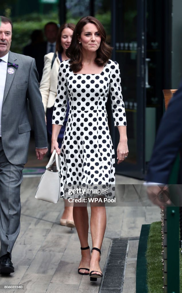 The Duchess of Cambridge Visits The All England Lawn Tennis and Croquet Club