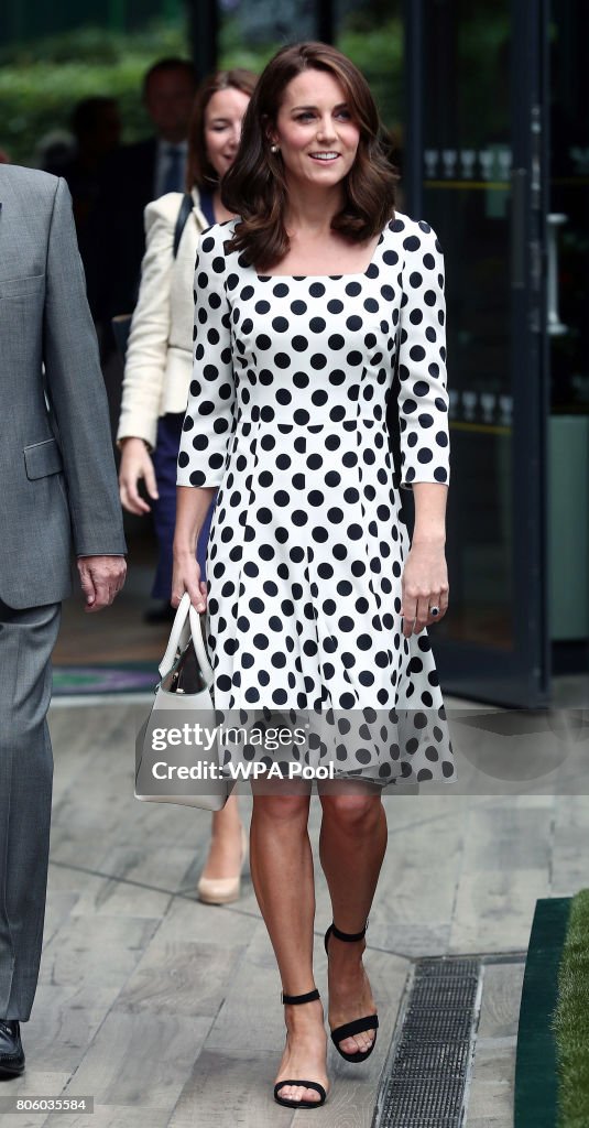 The Duchess of Cambridge Visits The All England Lawn Tennis and Croquet Club