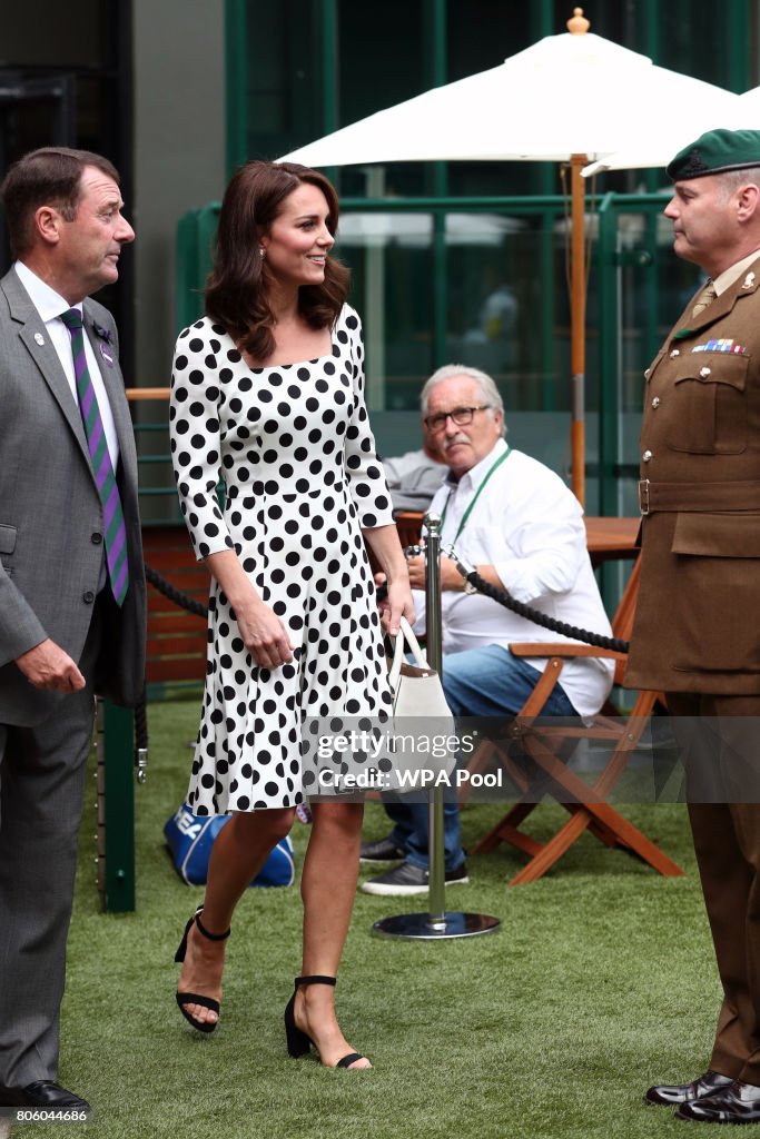 The Duchess of Cambridge Visits The All England Lawn Tennis and Croquet Club