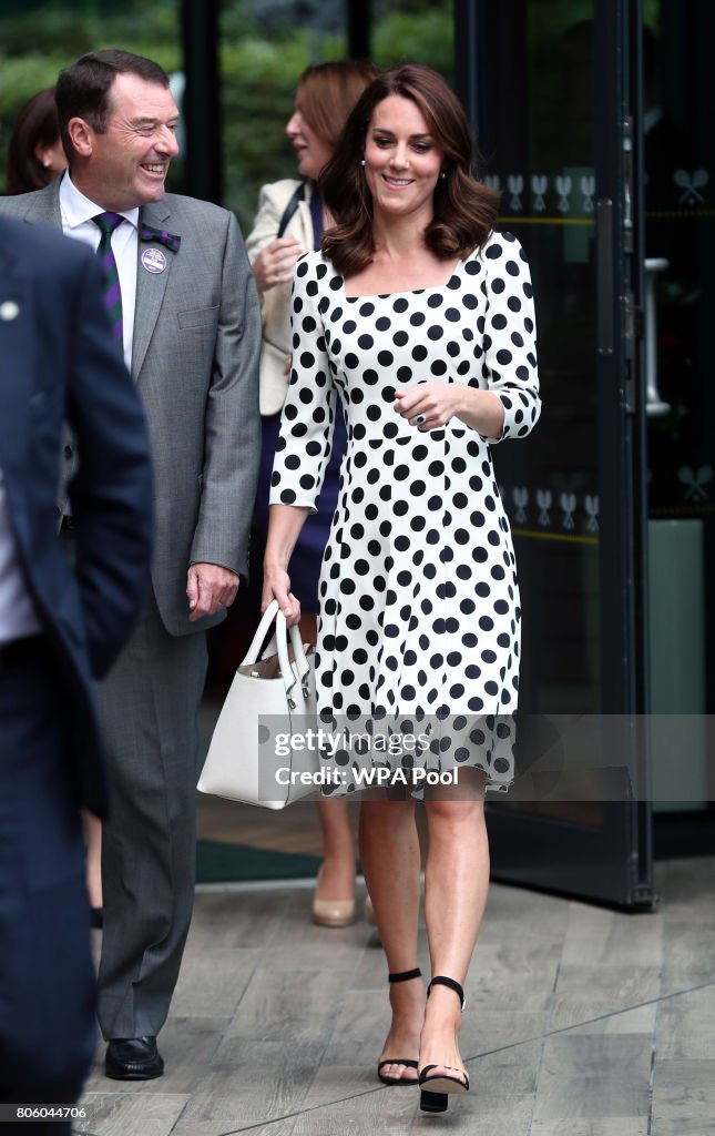 The Duchess of Cambridge Visits The All England Lawn Tennis and Croquet Club