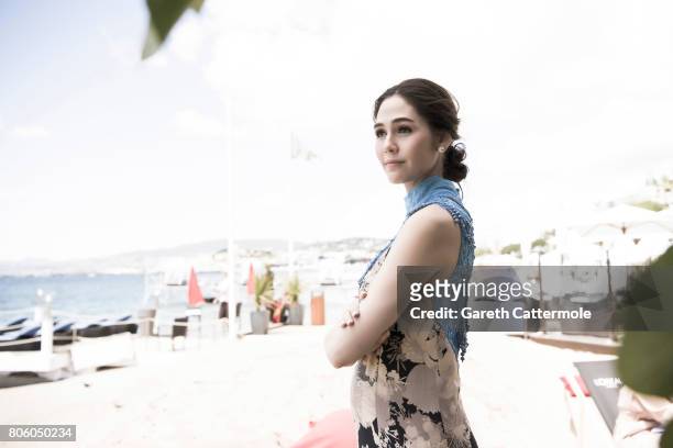 Actor Chompoo aka Araya A. Hargate is photographed in Cannes, France on May 19, 2017.