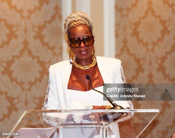 Mary J. Blige attends the 2017 Essence Festival on July 2, 2017 in New Orleans, Louisiana.