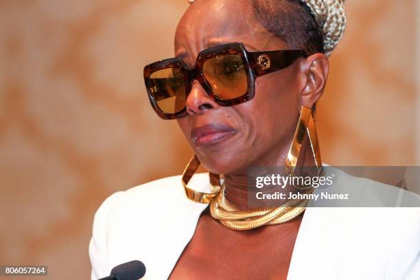 Mary J. Blige attends the 2017 Essence Festival on July 2, 2017 in New Orleans, Louisiana.
