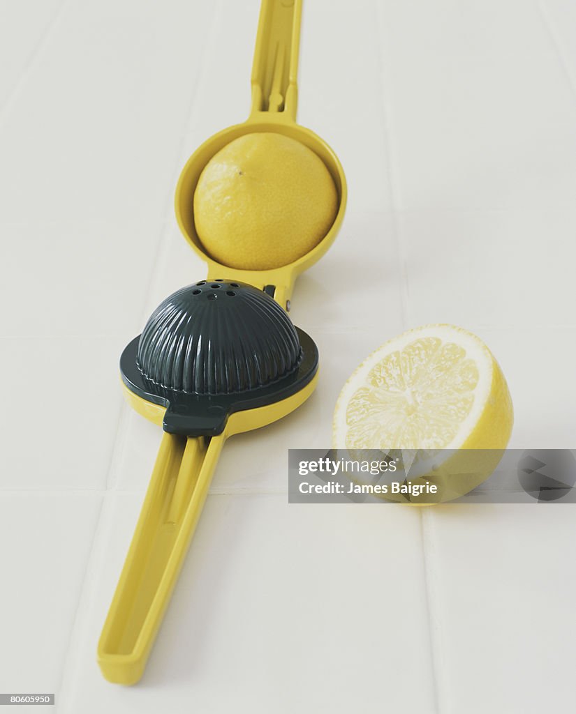 Lemon and juicer