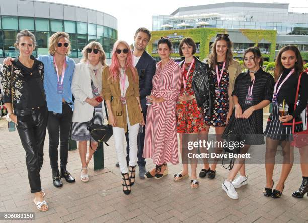 Louise Roe, Dougie Poynter, Catherine Guinness, Mary Charteris, Douglas Booth, Pixie Geldof, Sam Rollinson, Charlotte Wiggins, Charli XCX and Jade...