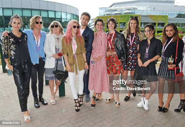 Louise Roe, Dougie Poynter, Catherine Guinness, Mary Charteris, Douglas Booth, Pixie Geldof, Sam Rollinson, Charlotte Wiggins, Charli XCX and Jade...