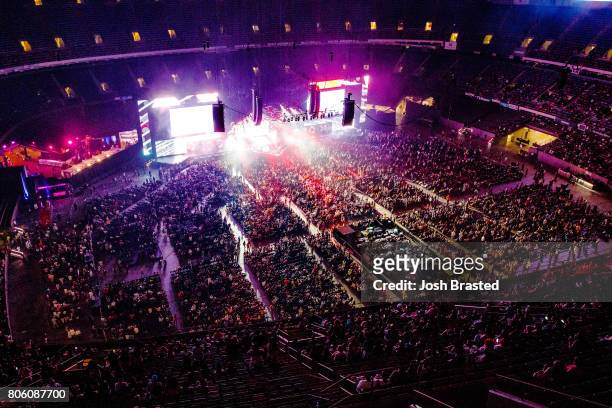 General view of the atmsophere at the 2017 Essence Festival at the Mercedes-Benz Superdome on July 2, 2017 in New Orleans, Louisiana.