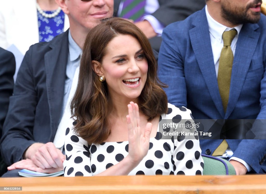 Celebrities Attend Wimbledon