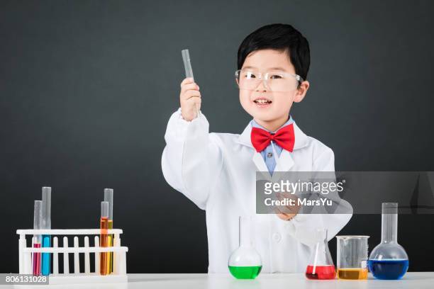 little scientist - school science project stock pictures, royalty-free photos & images
