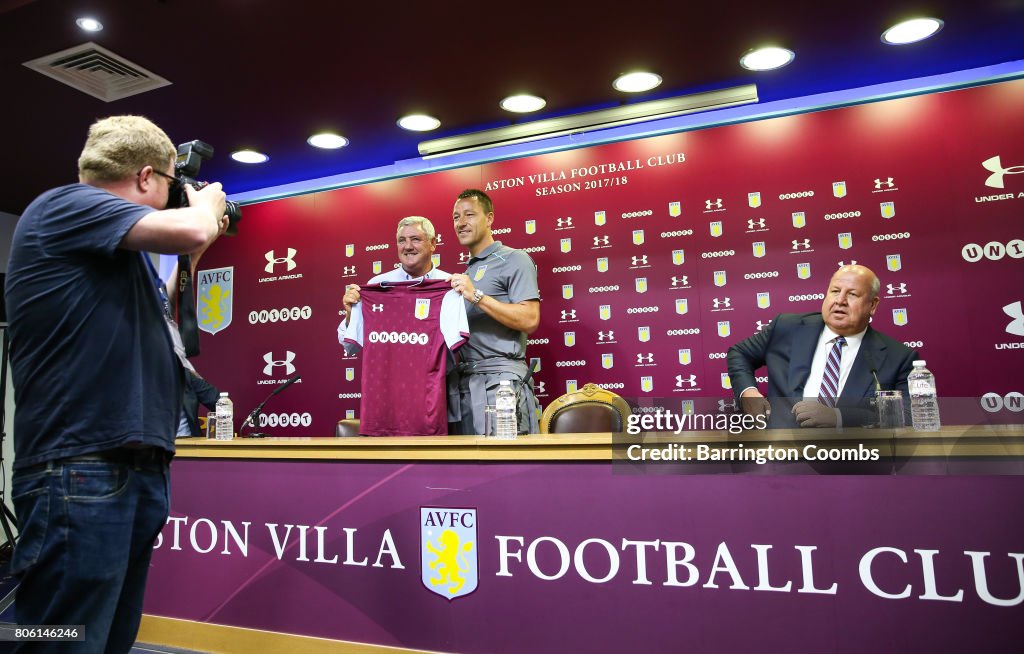 Aston Villa Press Conference