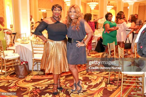 Bevy Smith and Mona Scott Young attend the 2017 Essence Festival on July 2, 2017 in New Orleans, Louisiana.