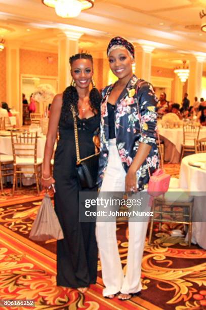 Monique Rodriguez and Monica attend the 2017 Essence Festival on July 2, 2017 in New Orleans, Louisiana.