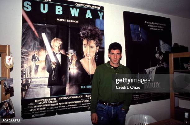 Zinedine Zidane of As Cannes during photo shooting on March 1st 1991 in Cannes.