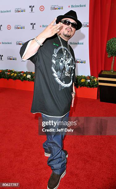 Rapper Down aka Kilo attends the 2008 Billboard Latin Music Awards at the Seminole Hard Rock Hotel and Casino on April 10, 2008 in Hollywood, Florida.