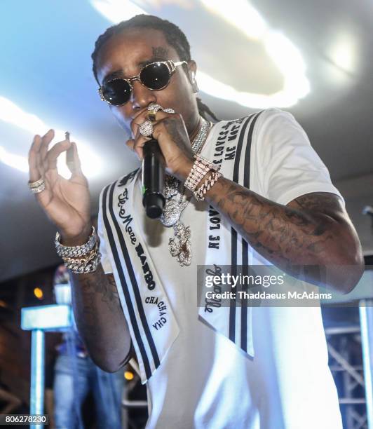 Quavo of The Migos performs aboard the Summer Fest Cruise on July 2, 2017 At Sea, in The Bahamas.