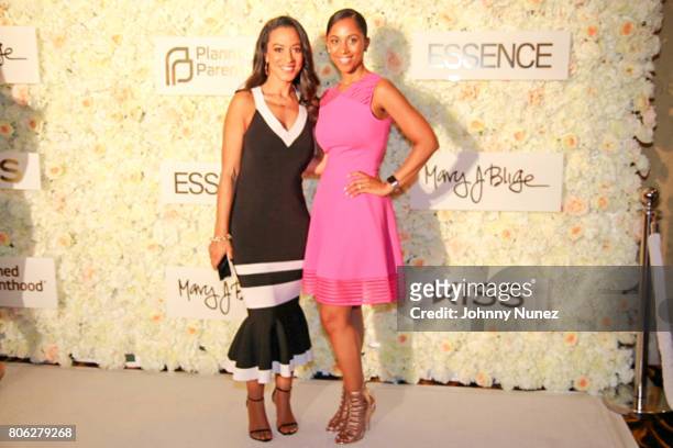 Angela Rye and Dr. Felicia Reels attend the 2017 Essence Festival on July 2, 2017 in New Orleans, Louisiana.