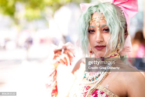 General atmosphere shots at Anime Expo 2017 at Los Angeles Convention Center on July 2, 2017 in Los Angeles, California.