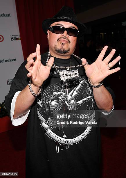 Rapper Down aka Kilo attends the 2008 Billboard Latin Music Awards at the Seminole Hard Rock Hotel and Casino on April 10, 2008 in Hollywood, Florida.