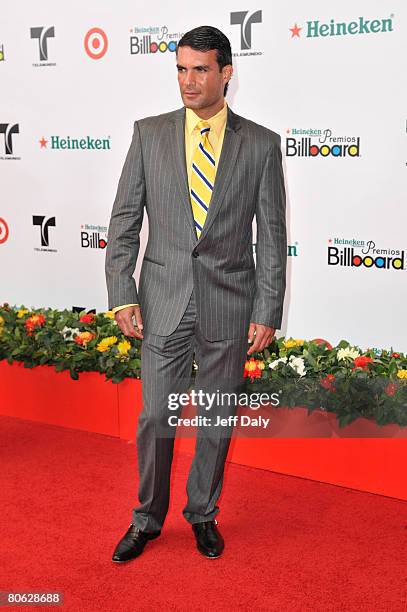 Actor Mauricio Islas attends the 2008 Billboard Latin Music Awards at the Seminole Hard Rock Hotel and Casino on April 10, 2008 in Hollywood, Florida.