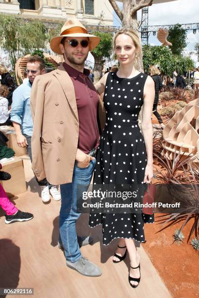 Derek Blasberg and Lauren Santo Domingo attend the Christian Dior Haute Couture Fall/Winter 2017-2018 show as part of Haute Couture Paris Fashion...