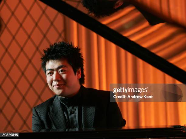 Pianist Lang Lang performs at an event held to announce Sony's three year sponsorship of world-renowned pianist Lang Lang on April 10, 2008 in New...