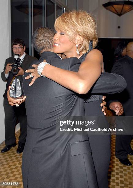 Usher and Whitney Houston