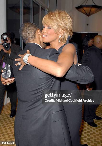 Usher and Whitney Houston