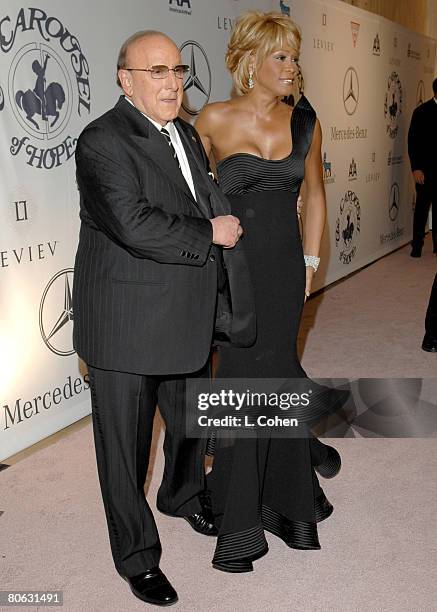 Clive Davis and Whitney Houston