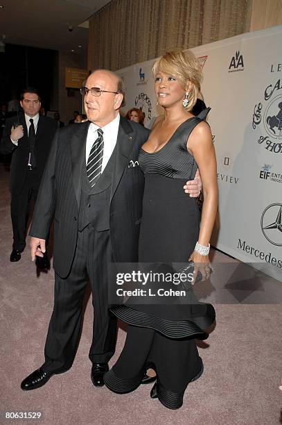 Clive Davis and Whitney Houston