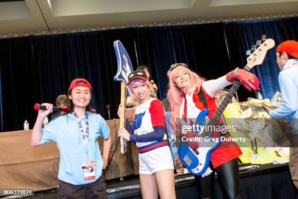 General atmosphere shot at the FLCL3 Panel discussion at the Anime Expo 2017 at Los Angeles Convention Center on July 2, 2017 in Los Angeles,...