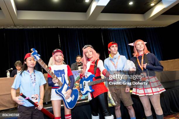 General atmosphere shot at the FLCL3 Panel discussion at the Anime Expo 2017 at Los Angeles Convention Center on July 2, 2017 in Los Angeles,...