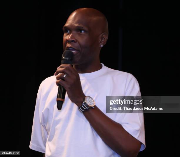 Big Boy moderates a panel on board the Summer Fest Cruise on July 2, 2017 in At Sea, Bahamas.