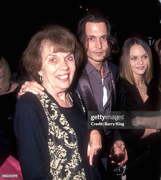 Betty Sue Palmer , Johnny Depp and Vanessa Paradis