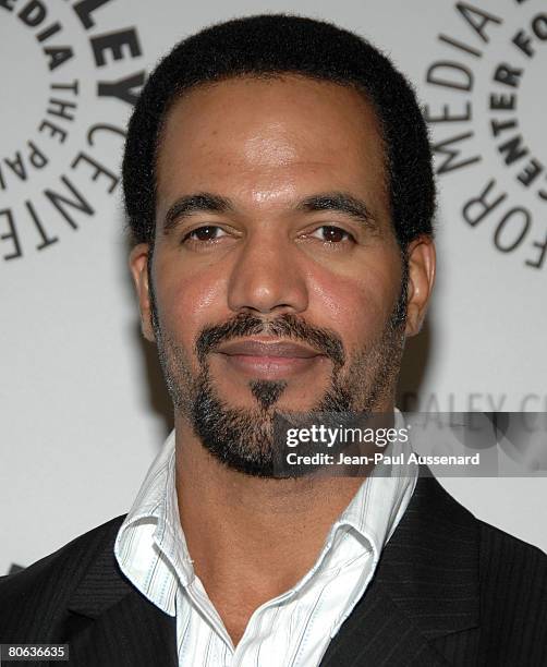 Actor Kristoff St. John arrives at "The Young and the Restless" 35th Anniversary held at the Paley Center for Media on April 10, 2008 in Beverly...