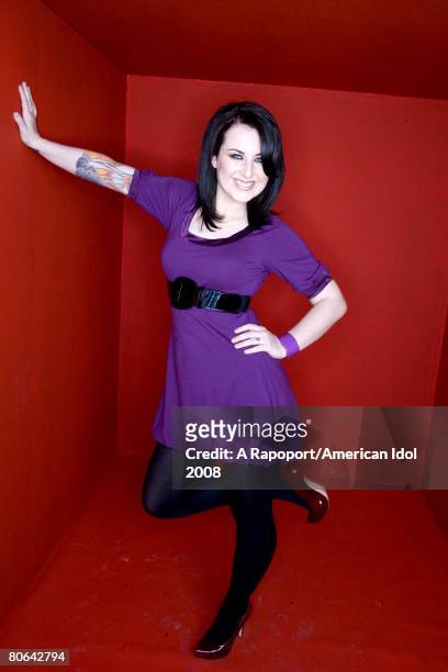 American Idol contestant Carly Smithson poses for a portrait, March 7, 2008 in Los Angeles, California.