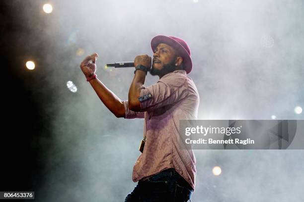 Rapper Mystikal performs onstage at the 2017 ESSENCE Festival Presented By Coca Cola at the Mercedes-Benz Superdome on July 2, 2017 in New Orleans,...