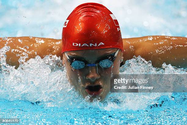 Alexsandra Urbanczyk of Poland competes in the Women's 200m Individual Medley Heat during the ninth FINA World Swimming Championships at the MEN...
