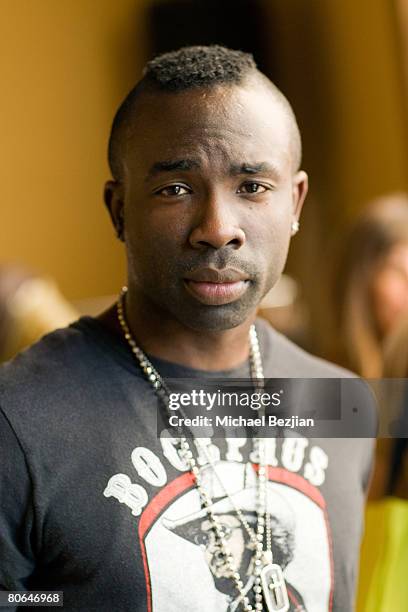 Actor and model Sam Sarpong attends the Green Means Go! Event on April 11, 2008 in Los Angeles, CA.