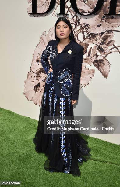 Princess of Thailand Siriwanwaree Nareerat attends the Christian Dior Haute Couture Fall/Winter 2017-2018 show as part of Haute Couture Paris Fashion...