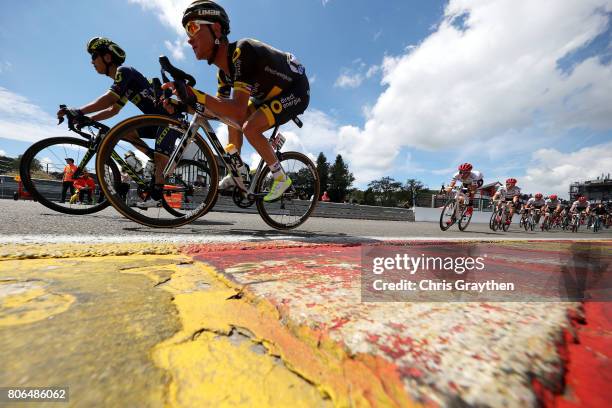 Thomas Voeckler of France riding for Direct Energie rides towards Raidillon Eau Rouge on Circuit de Spa-Francorchamps during stage 3 of the 2017 Tour...