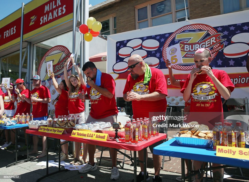 Competitive Eating Molly Schuyler , who is ranked competitive eater in the world, eats a ...