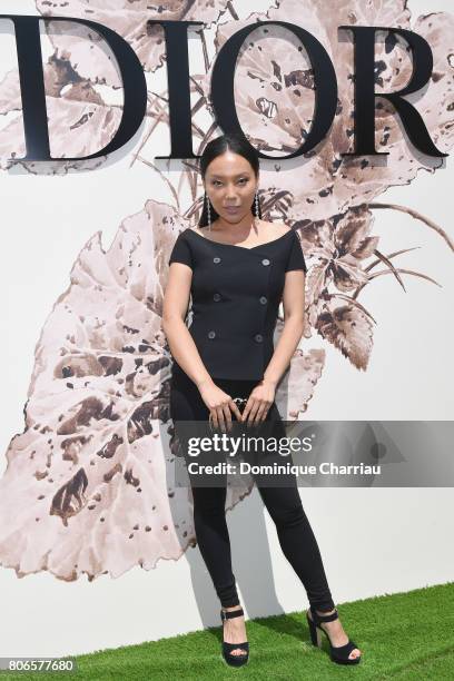 Wan Bao Bao attends the Christian Dior Haute Couture Fall/Winter 2017-2018 show as part of Haute Couture Paris Fashion Week on July 3, 2017 in Paris,...