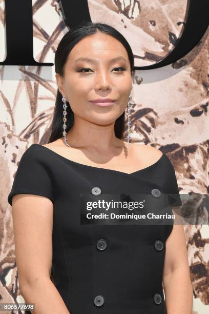 Wan Bao Bao attends the Christian Dior Haute Couture Fall/Winter 2017-2018 show as part of Haute Couture Paris Fashion Week on July 3, 2017 in Paris,...