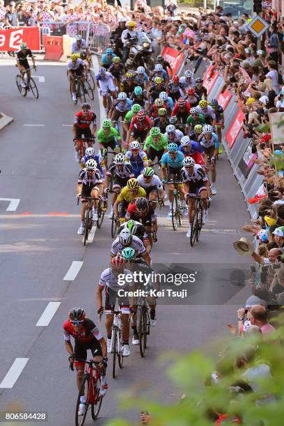 104th Tour de France 2017 / Stage 3 Peloton / Richie PORTE / Alberto CONTADOR / Greg VAN AVERMAET / Peter SAGAN / Geraint THOMAS Yellow Leader Jersey...
